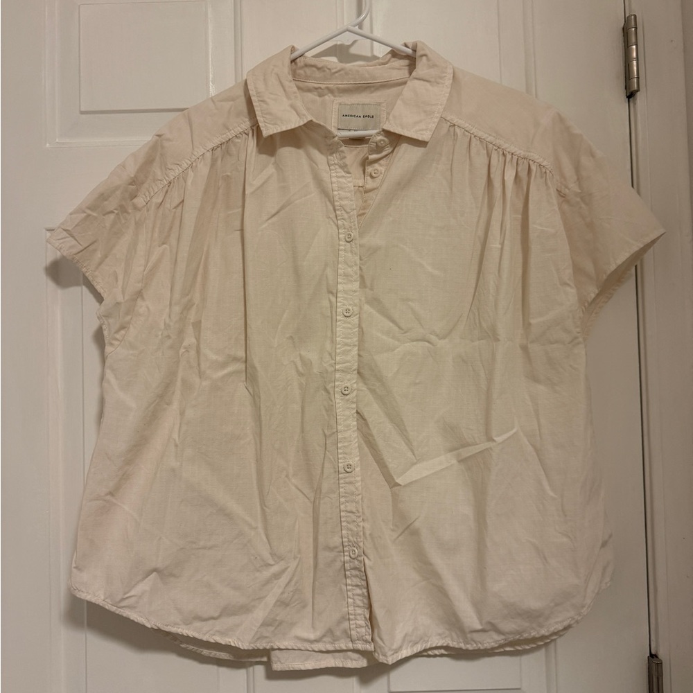 AE button down blouse